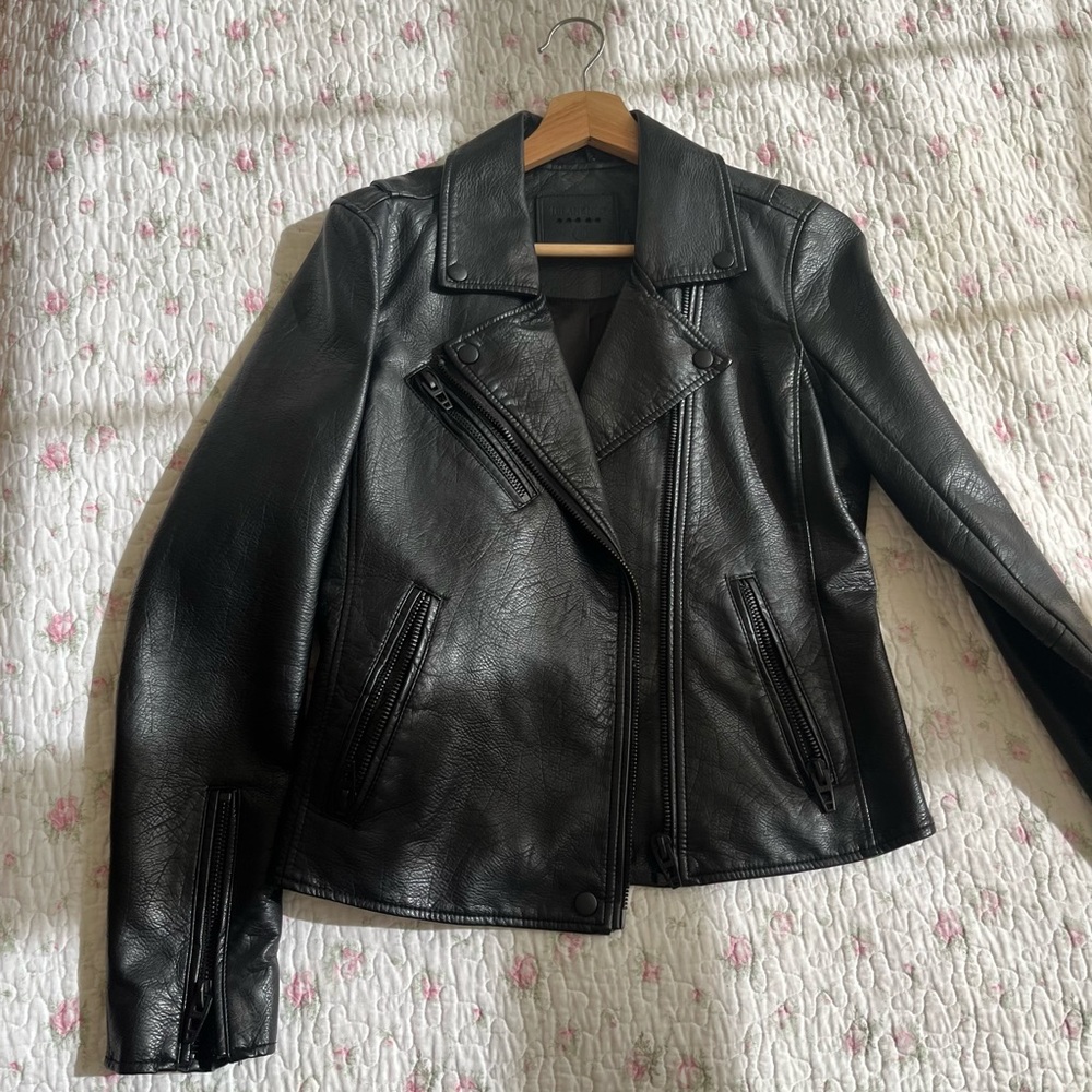 AUTHENTIC Leather Looking Jacket Blank NYC